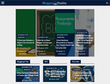 Tablet Screenshot of bloggerfusion.com